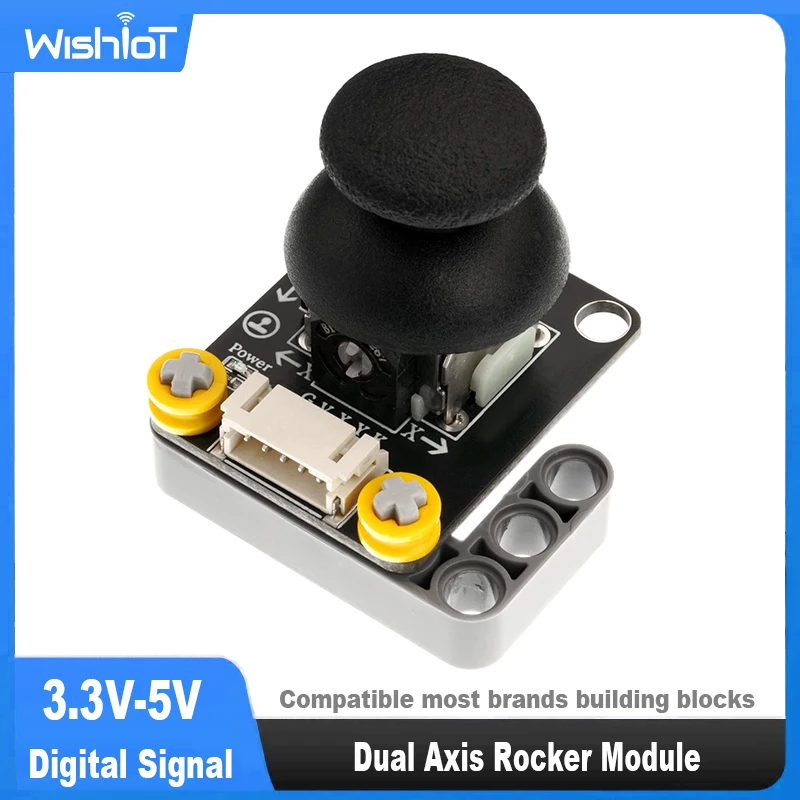 Dual axis button joystick PS2 game joystick joystick sensor Arduino programming electronic building block module
Dual axis button joystick PS2 game joystick joystick sensor Arduino programming electronic building block module