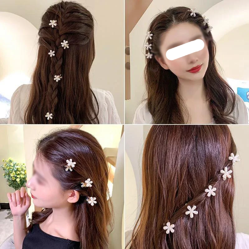 Kids Women Flower Shaped Hair Grab Clips Faux Pearl Decorative Hair Barrettes Hairpins Decoration Accessories For Wedding Party
Kids Women Flower Shaped Hair Grab Clips Faux Pearl Decorative Hair Barrettes Hairpins Decoration Accessories For Wedding Party