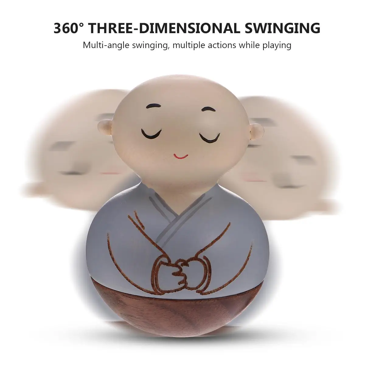 Wooden Crafts Creative Monk Shape Table Decoration Eco Friendly Desktop nament Tumbler Toy Home Room Restaurant
Wooden Crafts Creative Monk Shape Table Decoration Eco Friendly Desktop nament Tumbler Toy Home Room Restaurant