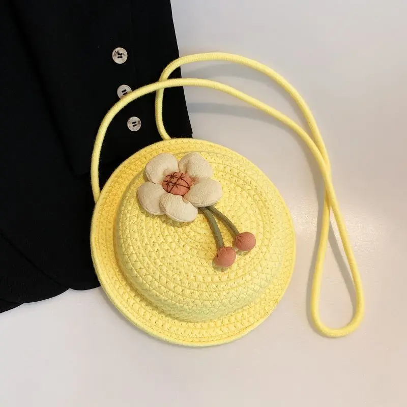 Small Round Bag Japanese Versatile Western Style Flower Beach Travel Cotton Knitted Single Shoulder Crossbody Bag
Small Round Bag Japanese Versatile Western Style Flower Beach Travel Cotton Knitted Single Shoulder Crossbody Bag