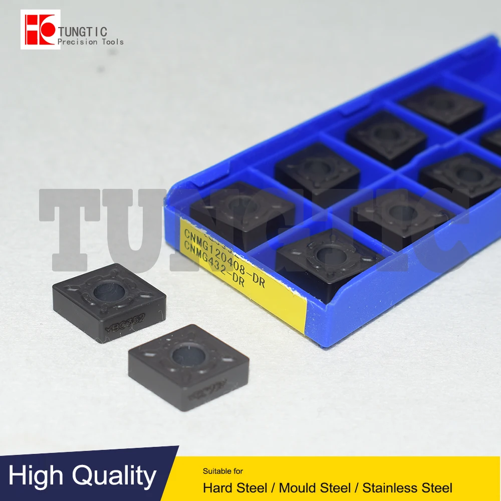 CNMG120408-DR YBC352 CNMG432-DR Carbide Turning Tools Lathe Inserts Cutter For Roughing General Machining Metal
CNMG120408-DR YBC352 CNMG432-DR Carbide Turning Tools Lathe Inserts Cutter For Roughing General Machining Metal
