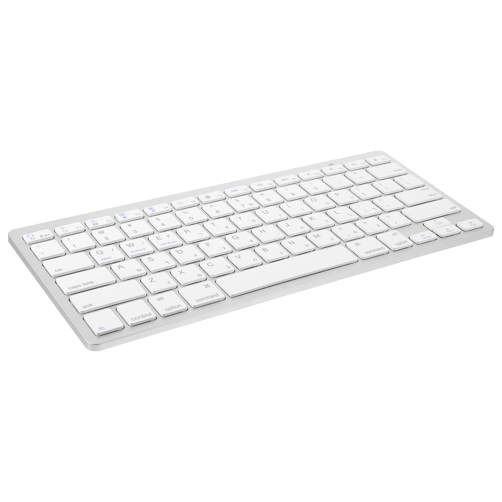 Hebrew Keyboard Wireless Full Size Ultra Thin Low Noise Portable For Laptop Desktop X5 White Membrane Keyboard Compact
Hebrew Keyboard Wireless Full Size Ultra Thin Low Noise Portable For Laptop Desktop X5 White Membrane Keyboard Compact