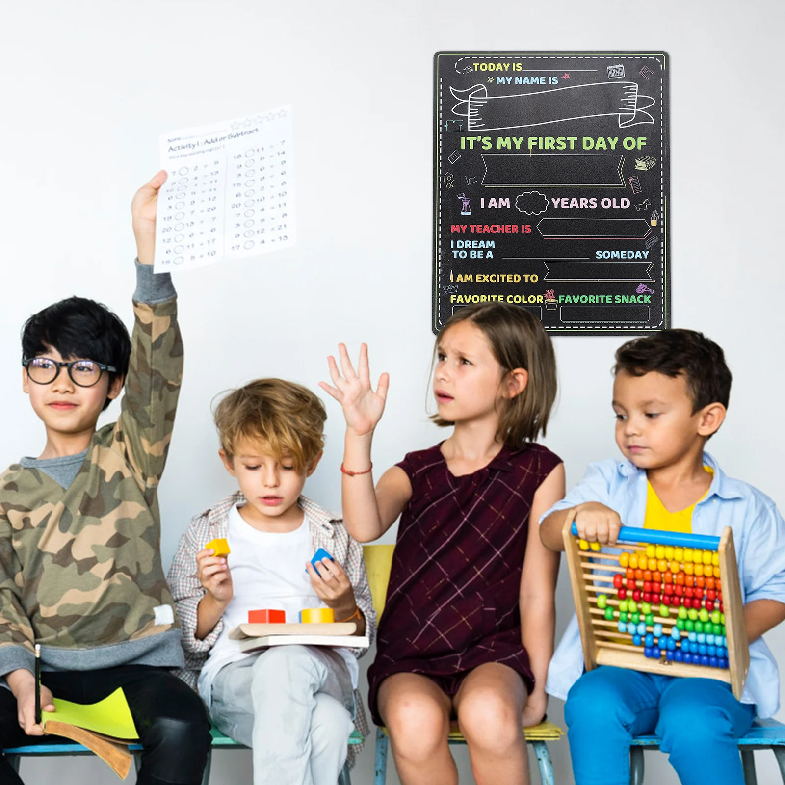 Graduation Photo Props Chalkboard Sign School Writing Board Message Booth Note Kids Personalized Name Tags Easy Erase Clean
Graduation Photo Props Chalkboard Sign School Writing Board Message Booth Note Kids Personalized Name Tags Easy Erase Clean