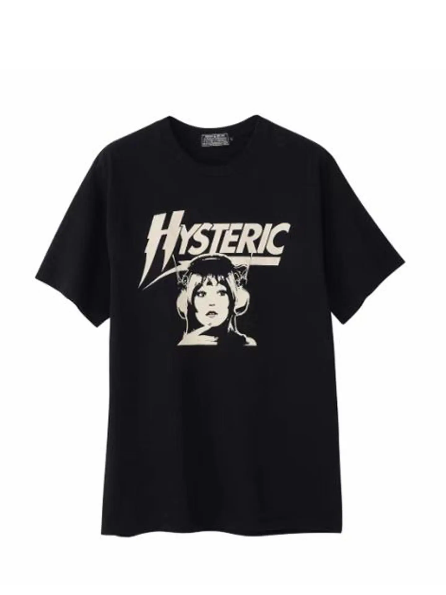Hysteric glamour Black Printed Short Sleeve T-Shirt Casual
Hysteric glamour Black Printed Short Sleeve T-Shirt Casual