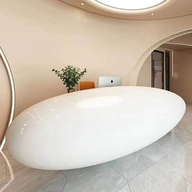 Company front desk welcome special-shaped beauty salon white paint checkout page bar reception table simple modern creativity
Company front desk welcome special-shaped beauty salon white paint checkout page bar reception table simple modern creativity