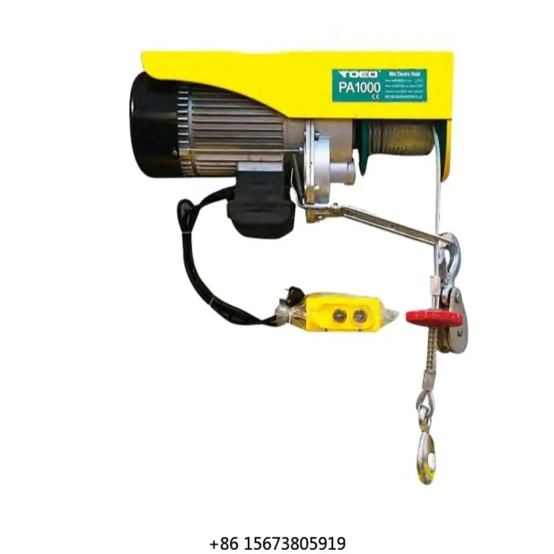 Hot Selling Mini Wire Rope Electric Hoist PA200 PA500 PA600 PA800 PA1000 PA1200 PA1500
Hot Selling Mini Wire Rope Electric Hoist PA200 PA500 PA600 PA800 PA1000 PA1200 PA1500