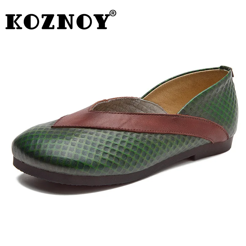 Koznoy 1.5cm Natural Genuine Leather Slip on Women Platform Wedge Loafer Comfy Fashion Chunky Sneaker Summer Rubber Flats
Koznoy 1.5cm Natural Genuine Leather Slip on Women Platform Wedge Loafer Comfy Fashion Chunky Sneaker Summer Rubber Flats