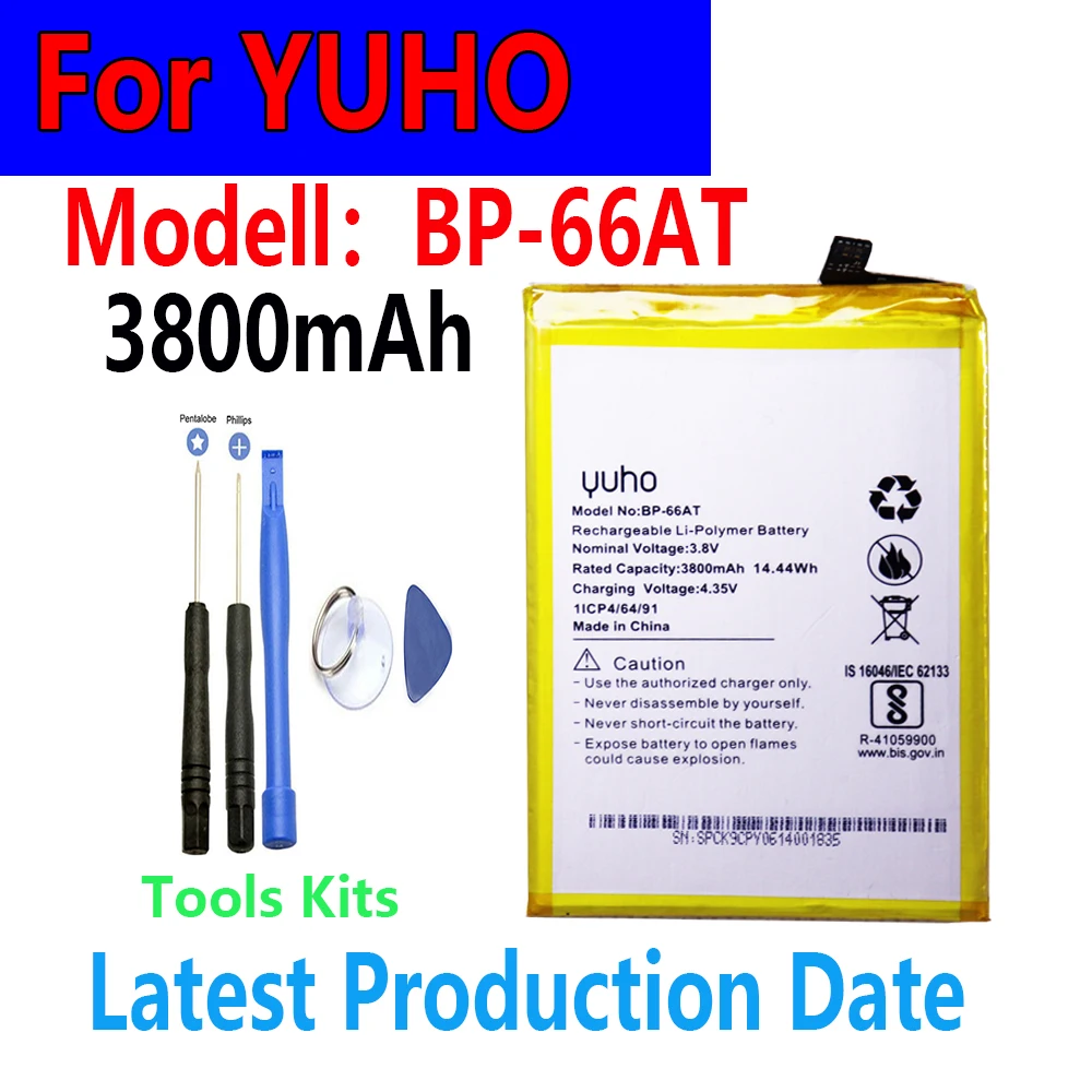 Распродажа, аккумулятор для телефона YUHO BP-66AT 3800 мАч 3,8 В для аккумулятора телефона YUHO BP-66AT + бесплатный инструмент
Распродажа, аккумулятор для телефона YUHO BP-66AT 3800 мАч 3,8 В для аккумулятора телефона YUHO BP-66AT + бесплатный инструмент