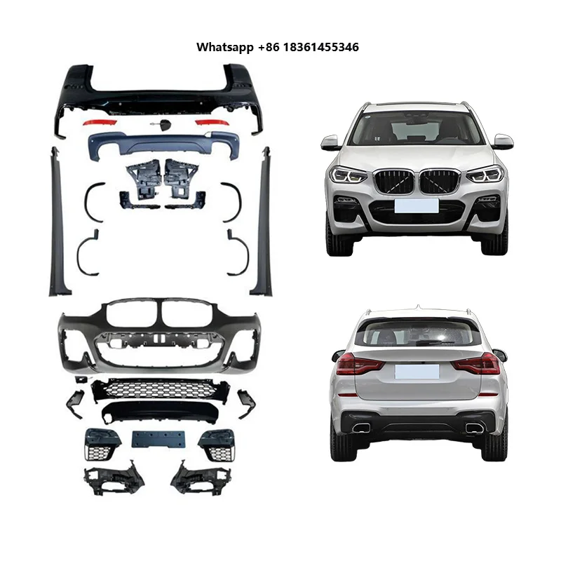 For X3 G01 2018-2021 Car Modification Upgrade M-Tech Body Kit Front Rear Bumper Lip Side Skirt Wheel Arch Grille Suitable
For X3 G01 2018-2021 Car Modification Upgrade M-Tech Body Kit Front Rear Bumper Lip Side Skirt Wheel Arch Grille Suitable