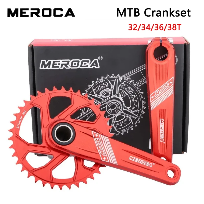 Велосипедная шатун MEROCA MTB, полая цельная шатунная система с прямым креплением с ЧПУ 32T/34T/36T/38T, звездочка, детали велосипеда
Велосипедная шатун MEROCA MTB, полая цельная шатунная система с прямым креплением с ЧПУ 32T/34T/36T/38T, звездочка, детали велосипеда