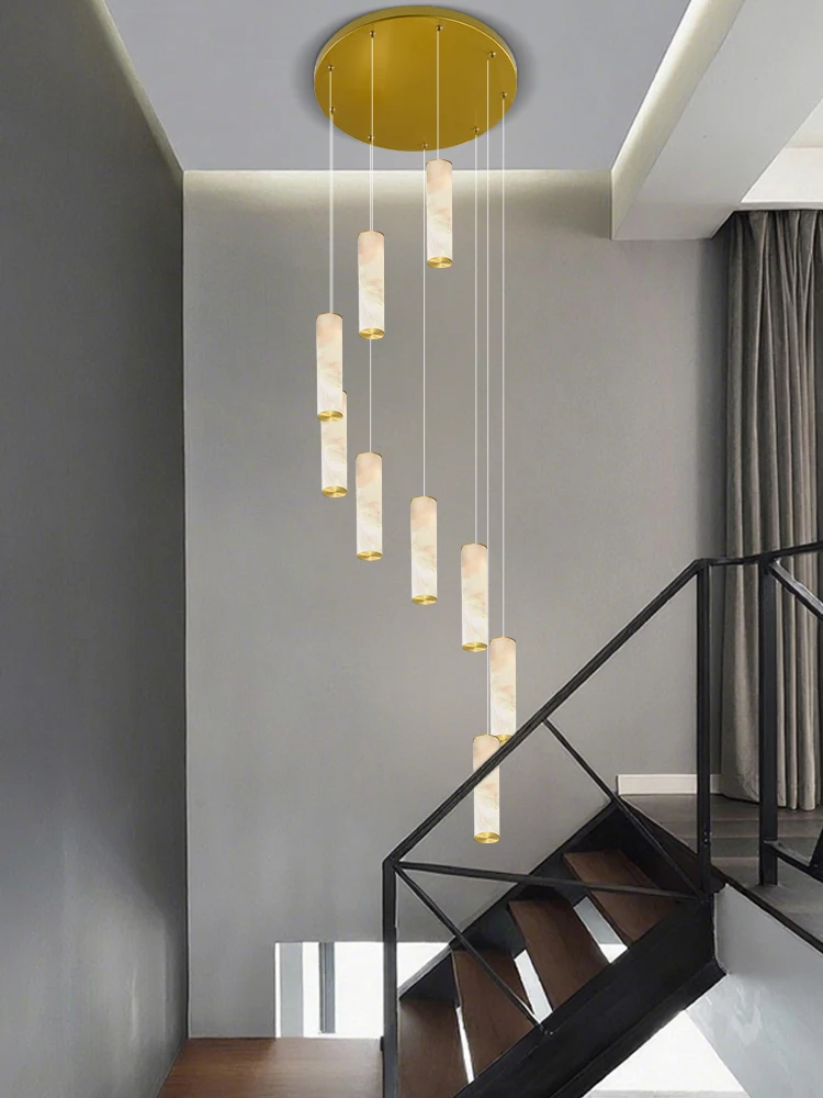Luxury Staircase Hanging Lamp Nordic Duplex Building Staircase Lamp Villa Hall LED Lighting Fixtures Chandelier
Luxury Staircase Hanging Lamp Nordic Duplex Building Staircase Lamp Villa Hall LED Lighting Fixtures Chandelier