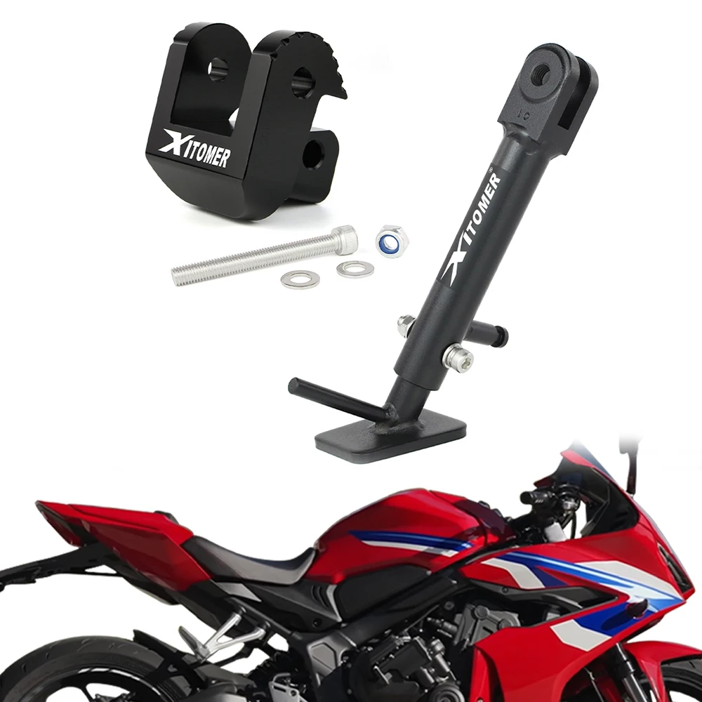 For Honda CB650F/CBR650F 2014-2018 CB650R / CBR650R 2019-2024 Motorcycle Adjustable Kickstand Side Stand & Rear Lowering Links
For Honda CB650F/CBR650F 2014-2018 CB650R / CBR650R 2019-2024 Motorcycle Adjustable Kickstand Side Stand & Rear Lowering Links