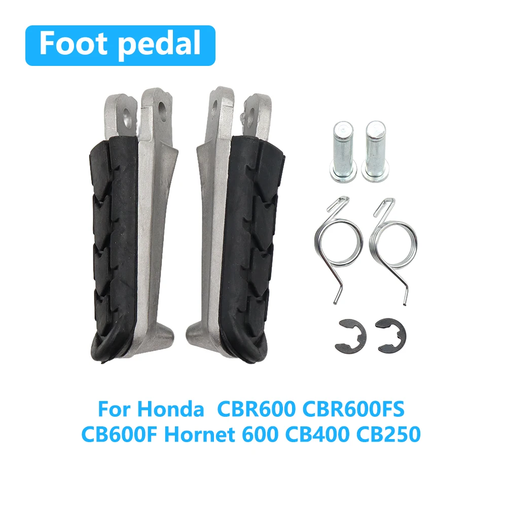 Motorcycle Front Footrest Foot Pegs Pedals Foots Bracket Accessories For Honda CBR600 CBR600FS CB600F Hornet 600 CB400 CB250
Motorcycle Front Footrest Foot Pegs Pedals Foots Bracket Accessories For Honda CBR600 CBR600FS CB600F Hornet 600 CB400 CB250