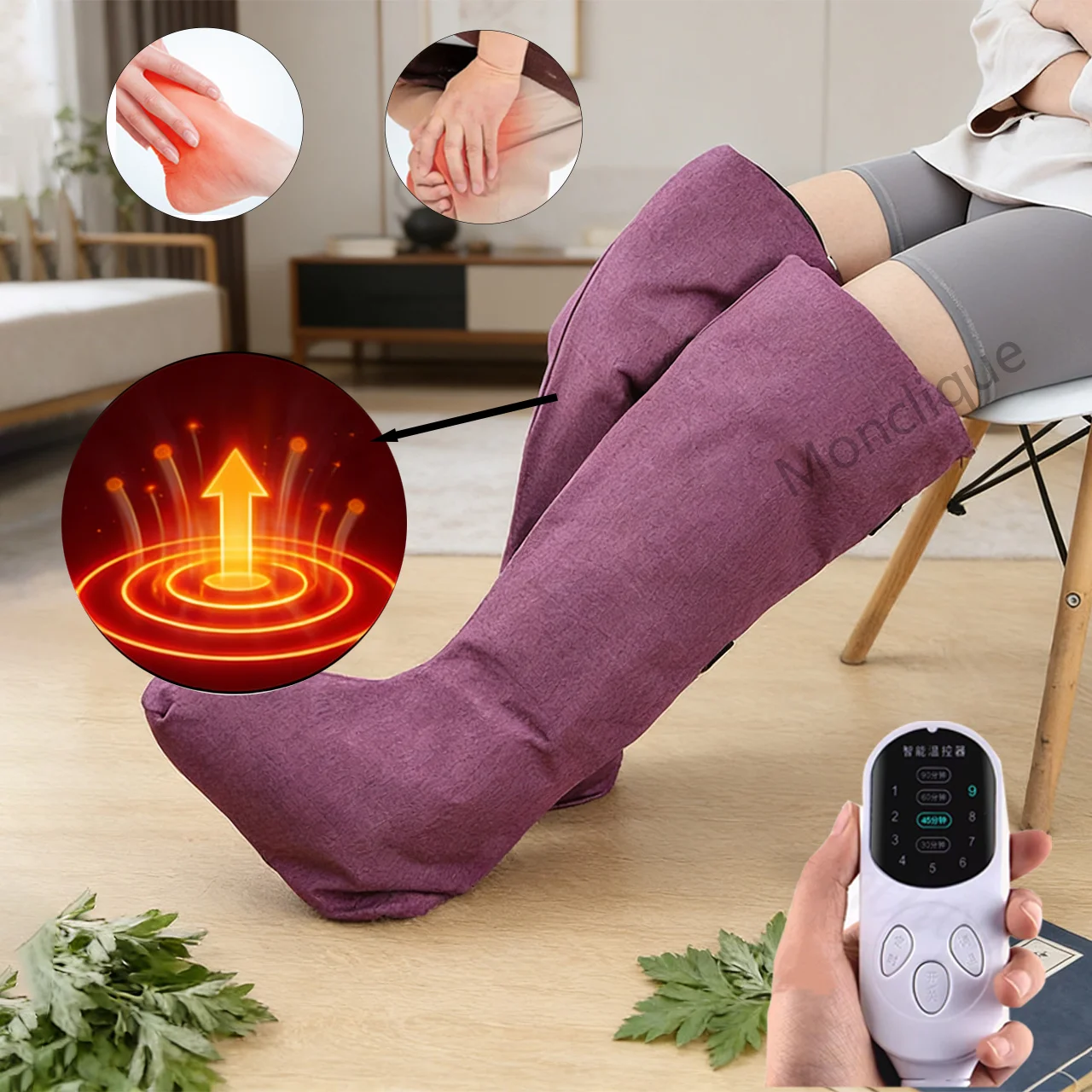 Moxibustion Boots Leg Wrap Hot compress Squeeze Massage Warm Boots Relax Muscles Promotes Blood Circulation Electric Heating Pad
Moxibustion Boots Leg Wrap Hot compress Squeeze Massage Warm Boots Relax Muscles Promotes Blood Circulation Electric Heating Pad
