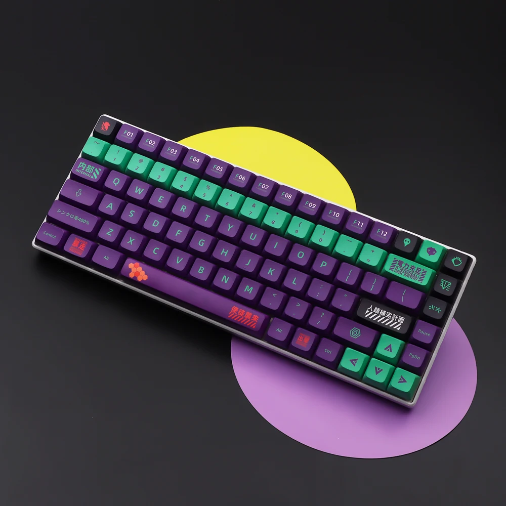 eva-01 Purple Green XDA Profile Ball Keycaps Sublimation PBT Round Key cap For GMK Cherry MX Switch Mechanical Keyboard
eva-01 Purple Green XDA Profile Ball Keycaps Sublimation PBT Round Key cap For GMK Cherry MX Switch Mechanical Keyboard