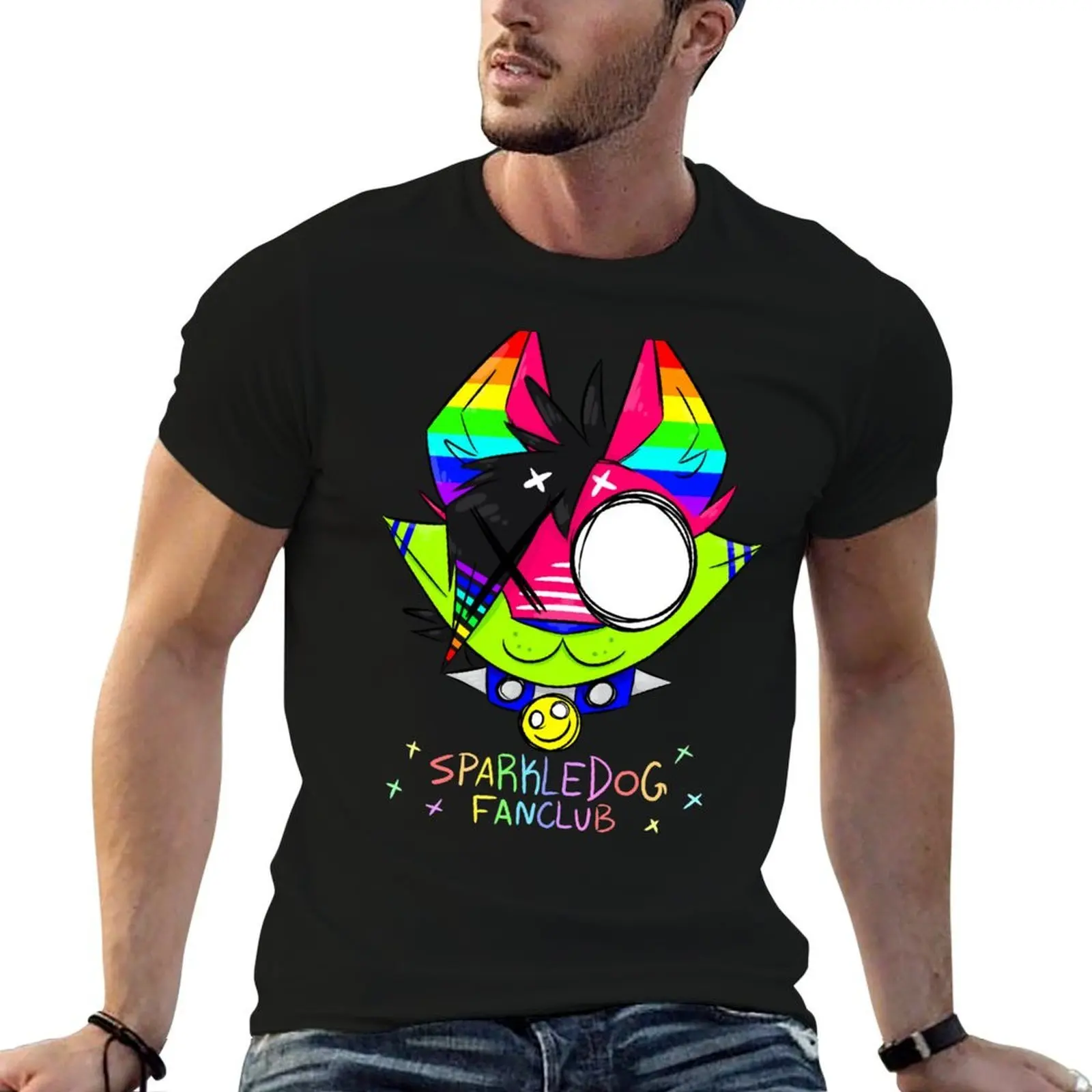 Sparkledog Fanclub T-Shirt man t shirt graphic t shirt man casual T-Shirt
Sparkledog Fanclub T-Shirt man t shirt graphic t shirt man casual T-Shirt