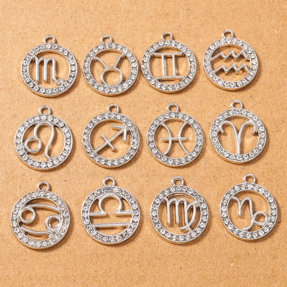 10pcs Alloy Constellation Charms Pendants for Jewelry Making Necklace Earrings Bracelet DIY Handmade Accessories Supplies
10pcs Alloy Constellation Charms Pendants for Jewelry Making Necklace Earrings Bracelet DIY Handmade Accessories Supplies