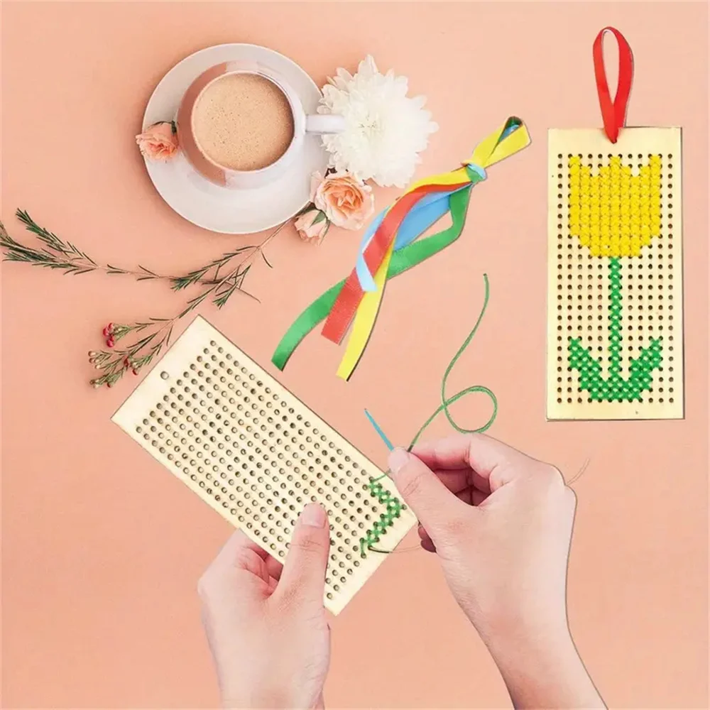 8pcs/set Exquisite Handmade DIY Embroidery Bookmark Materials, Wooden Cross Stitch Pendant Handicrafts
8pcs/set Exquisite Handmade DIY Embroidery Bookmark Materials, Wooden Cross Stitch Pendant Handicrafts
