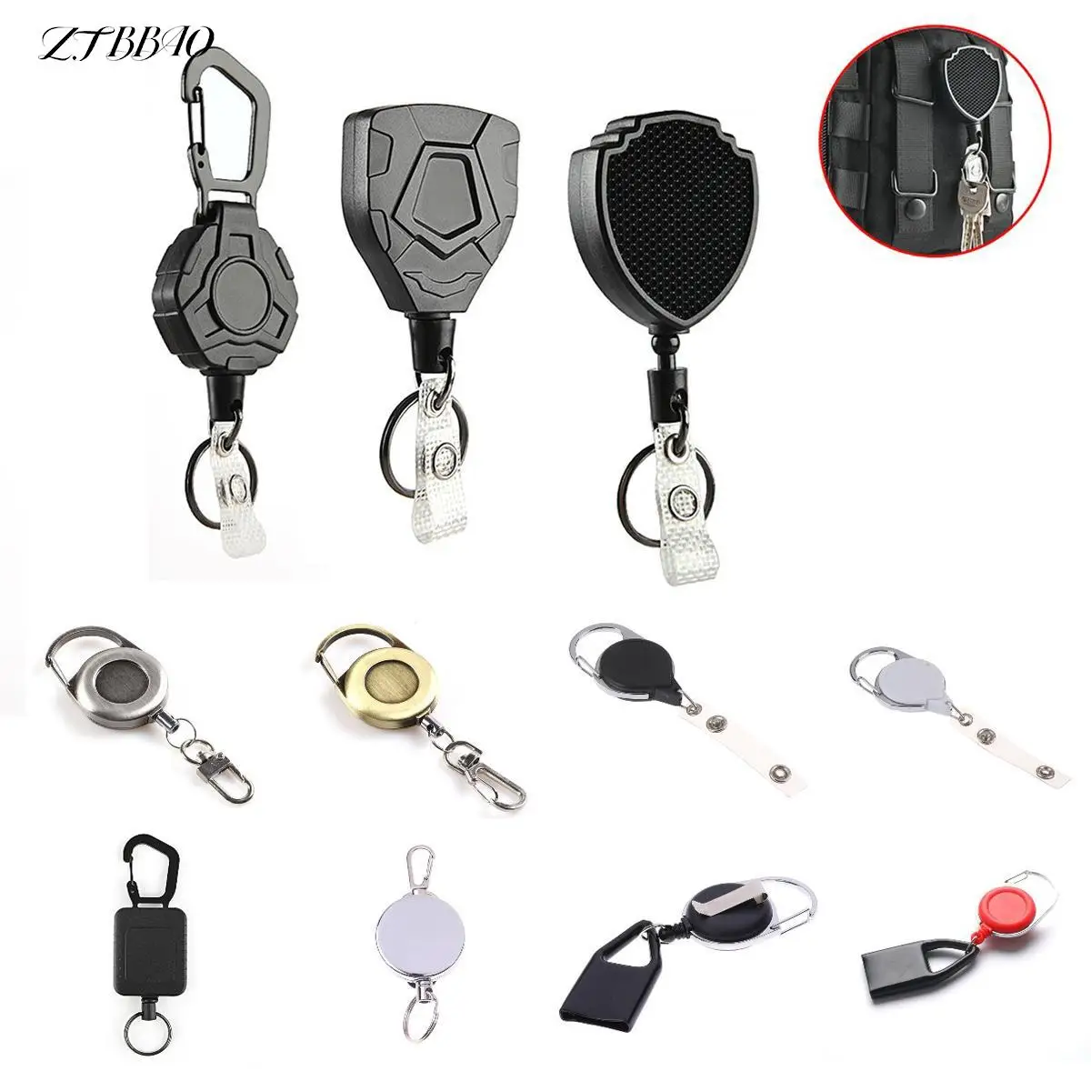 1PCS Sporty Retractable Key Ring Anti-theft Metal Easy-to-pull Buckle Rope Elastic KeychainAnti Lost Yoyo Ski Pass ID Card
1PCS Sporty Retractable Key Ring Anti-theft Metal Easy-to-pull Buckle Rope Elastic KeychainAnti Lost Yoyo Ski Pass ID Card