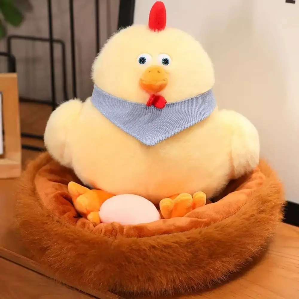 PP Cotton Simulation Hen Plush Toy With Nest Fluffy Chick Family Plush Toys Collection Cartoon Chick Family Plush Dolls
PP Cotton Simulation Hen Plush Toy With Nest Fluffy Chick Family Plush Toys Collection Cartoon Chick Family Plush Dolls