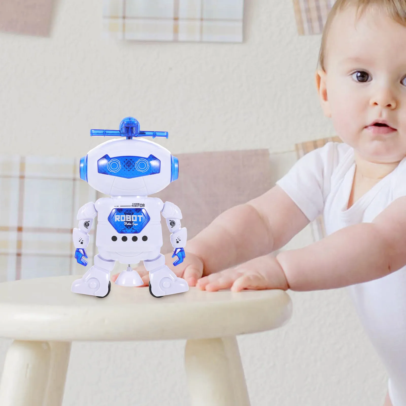Dancing Robot Electronic Musical Colorful Flashing Lights Kids Fun Interactive Creative Robot for Boys Girls for Kids
Dancing Robot Electronic Musical Colorful Flashing Lights Kids Fun Interactive Creative Robot for Boys Girls for Kids