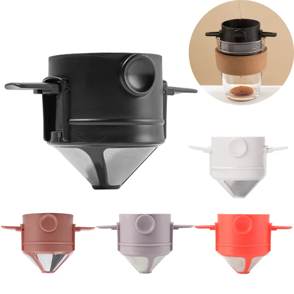Foldable Portable Coffee Filter Coffee Maker Stainless Steel Drip Coffee Tea Holder Reusable Paperless Pour Over Coffee Dripper
Foldable Portable Coffee Filter Coffee Maker Stainless Steel Drip Coffee Tea Holder Reusable Paperless Pour Over Coffee Dripper