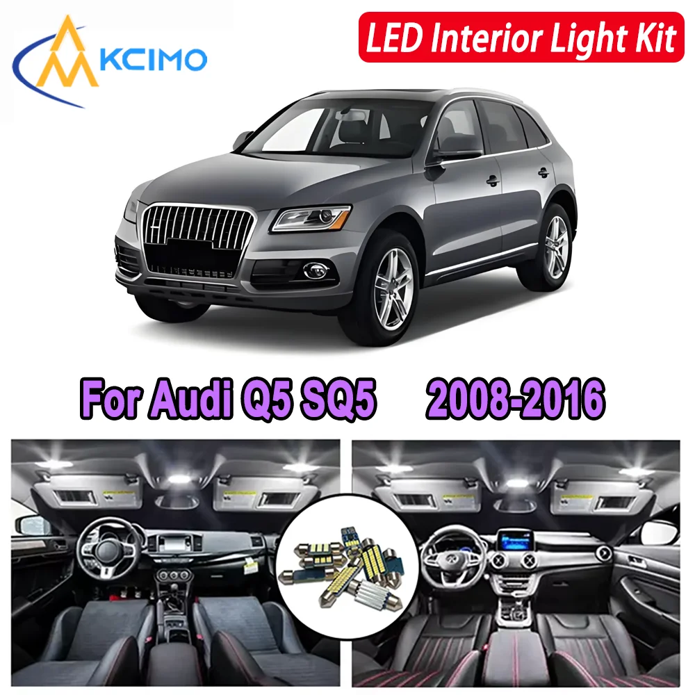 Kcimo LED For Audi Q5 SQ5 (2008-2016) Premium Bright LED Interior Dome Map Trunk Light Kit Car Led Lamps Car LED Lights Canbus
Kcimo LED For Audi Q5 SQ5 (2008-2016) Premium Bright LED Interior Dome Map Trunk Light Kit Car Led Lamps Car LED Lights Canbus