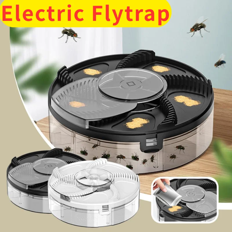 USB Rechargeable Flytrap Killing Machine Quiet Removable Automatic Rotation Electric Flytrap Home Kitchen Insect Pest Catcher
USB Rechargeable Flytrap Killing Machine Quiet Removable Automatic Rotation Electric Flytrap Home Kitchen Insect Pest Catcher