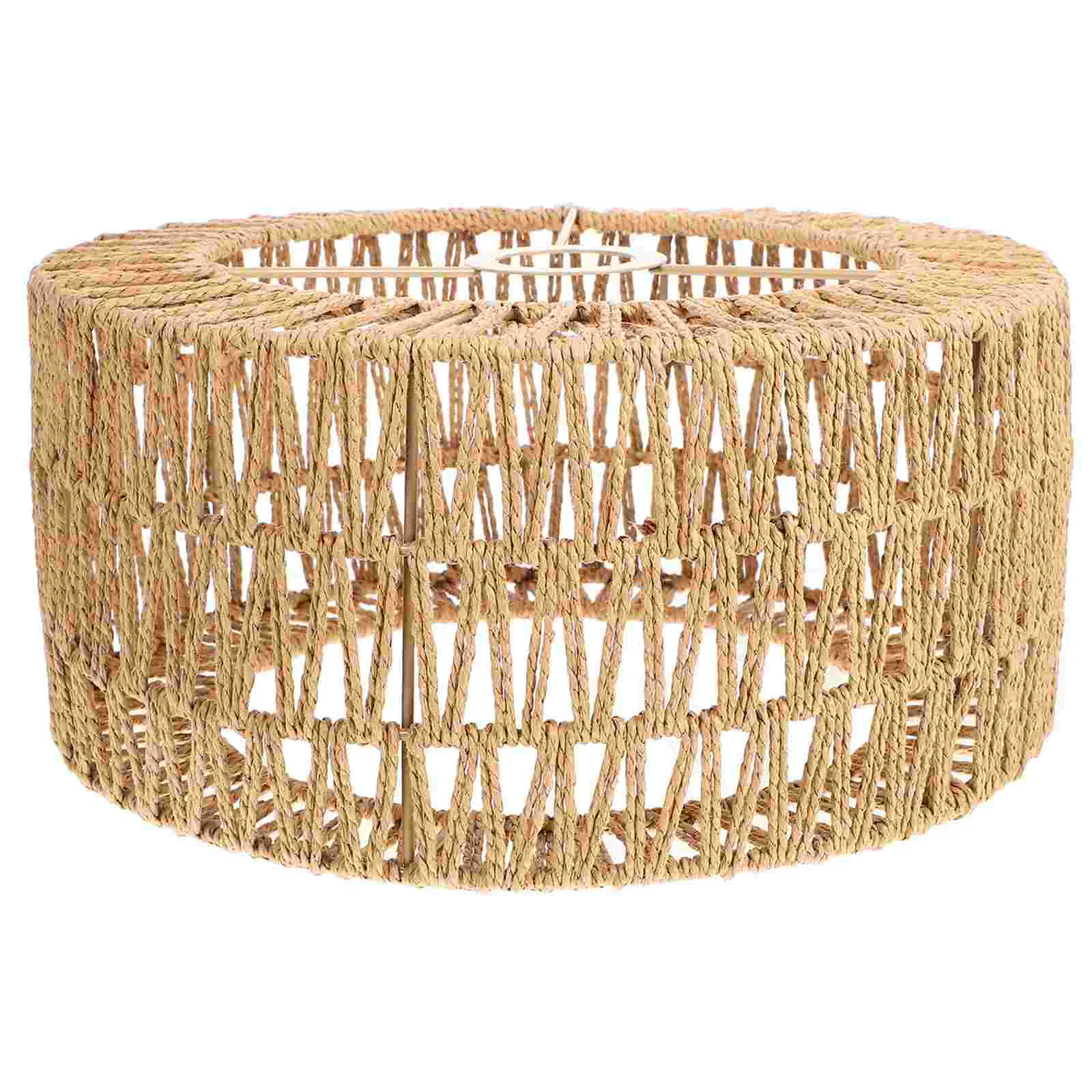 Braided Straw Rope Lampshade Ceiling for Black Table Retro Style Light Covers Lampshades Small Replacement Coaster
Braided Straw Rope Lampshade Ceiling for Black Table Retro Style Light Covers Lampshades Small Replacement Coaster