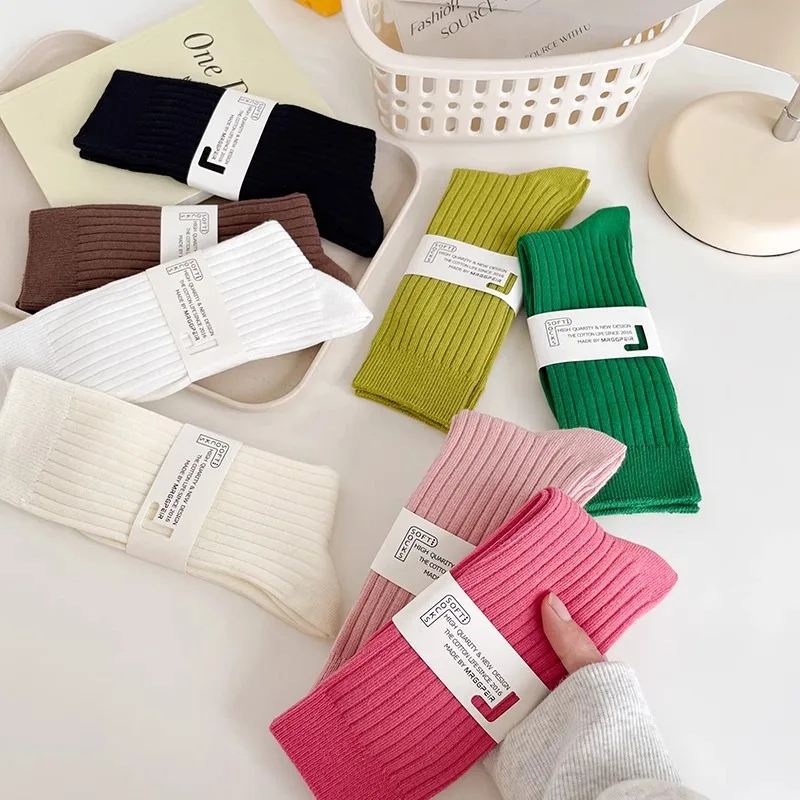 1 Pair Autumn Winter Vertical Striped Women Cotton Socks Soft Comfortable Sweat Absorbing Breathable All Season Casual Socks
1 Pair Autumn Winter Vertical Striped Women Cotton Socks Soft Comfortable Sweat Absorbing Breathable All Season Casual Socks