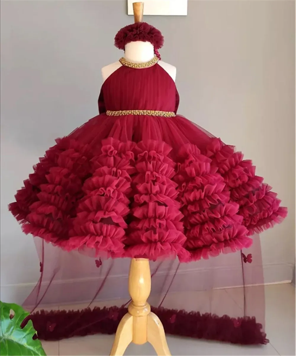 2025 Summer Flower Girl Wedding Dress Sweet Fluffy Performance Dress Princess Bow Butterfly Birthday Party First Communion Gown
2025 Summer Flower Girl Wedding Dress Sweet Fluffy Performance Dress Princess Bow Butterfly Birthday Party First Communion Gown