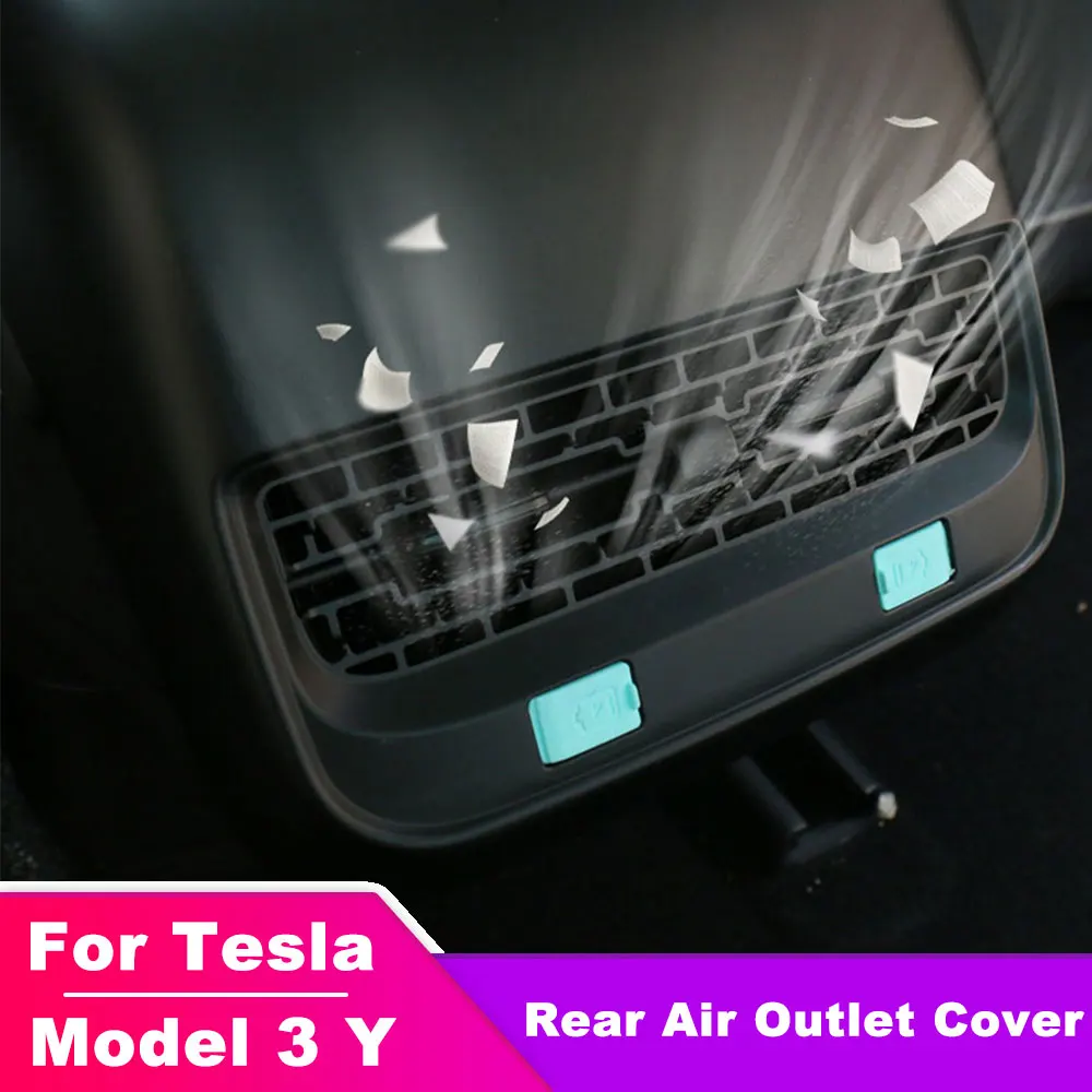 For Tesla Model 3 Y Rear Air Outlet Protective Vent Cover ABS Conditioner Outlet Filter Frame Car Accessories
For Tesla Model 3 Y Rear Air Outlet Protective Vent Cover ABS Conditioner Outlet Filter Frame Car Accessories