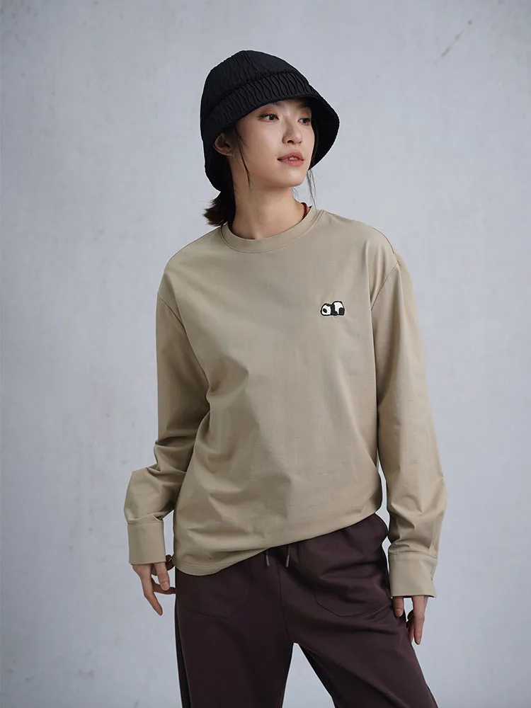 AshDust Long Velvet Cotton Soft Feel Shirt Sleeve Panda Embroidered Long Sleeve Women's T-shirt Loose round Neck Top
AshDust Long Velvet Cotton Soft Feel Shirt Sleeve Panda Embroidered Long Sleeve Women's T-shirt Loose round Neck Top