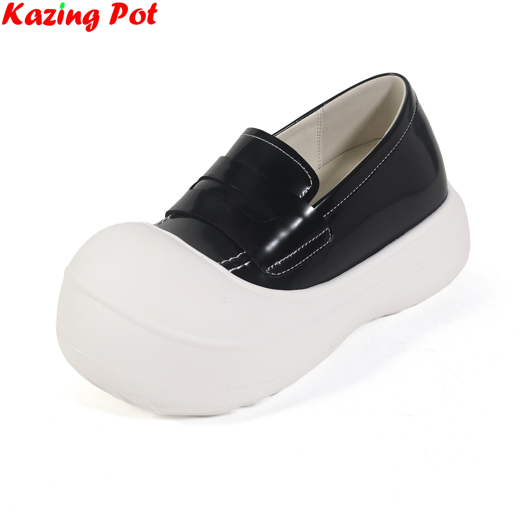 2026 Cow Split Leather Loafers Thick Bottom Spring Autumn Shoes Increasing White Sneakers Platform Casual Women Vulcanized Shoes
2026 Cow Split Leather Loafers Thick Bottom Spring Autumn Shoes Increasing White Sneakers Platform Casual Women Vulcanized Shoes
