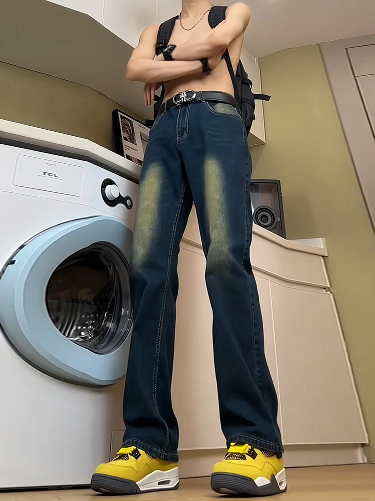 Blue Straight Leg Slim Fit Jeans Men's Summer Thin High Waist Taller Wear Resistant Cotton Polyester Blend Long Pants
Blue Straight Leg Slim Fit Jeans Men's Summer Thin High Waist Taller Wear Resistant Cotton Polyester Blend Long Pants