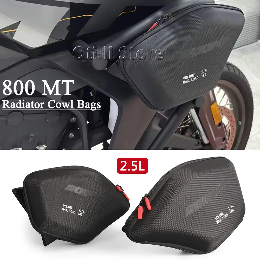 Для мотоцикла Cfmoto 800MT, левая и правая сумка для капота радиатора, боковой обтекатель, сумка для инструментов 2,5 л для CF 800 MT MT800 2022 2023 2024 2025 
Для мотоцикла Cfmoto 800MT, левая и правая сумка для капота радиатора, боковой обтекатель, сумка для инструментов 2,5 л для CF 800 MT MT800 2022 2023 2024 2025