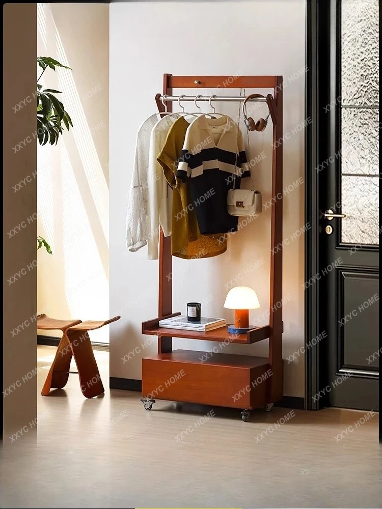 HMJSolid wood coat rack, antique style removable floor hanger, bedroom clothing storage rack
HMJSolid wood coat rack, antique style removable floor hanger, bedroom clothing storage rack
