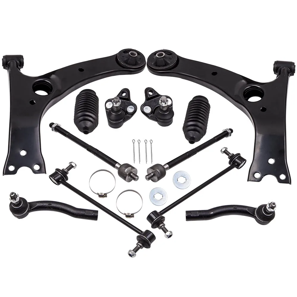 12pcs Control Arm Ball Joint Sway Bar Tie Rod Kit For Toyota Corolla 2003-2008 ES80432 ES80431
12pcs Control Arm Ball Joint Sway Bar Tie Rod Kit For Toyota Corolla 2003-2008 ES80432 ES80431