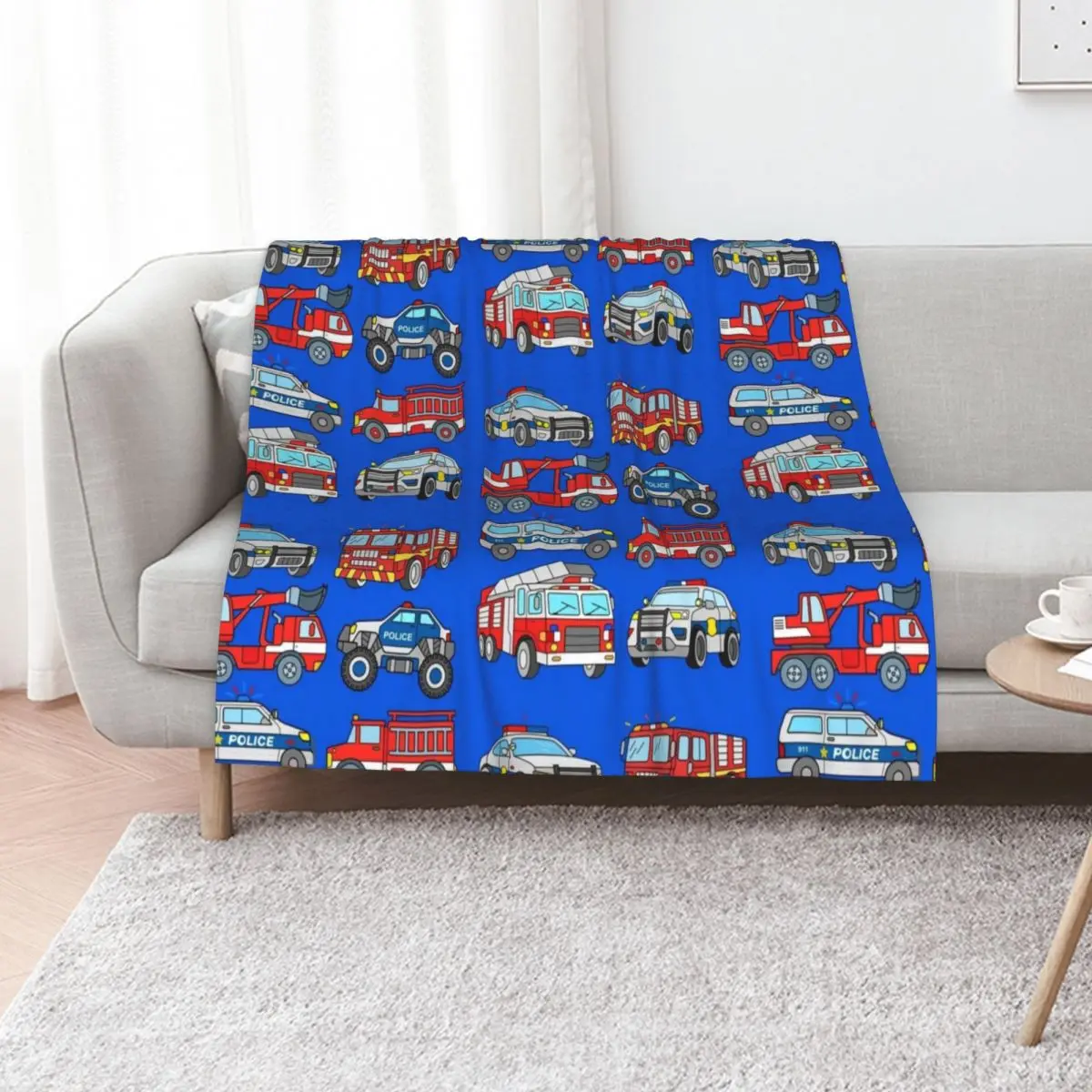 Firetrucks and Police Cars Throw Blanket funny gift Blankets For Bed Flannels Sofas Blankets
Firetrucks and Police Cars Throw Blanket funny gift Blankets For Bed Flannels Sofas Blankets