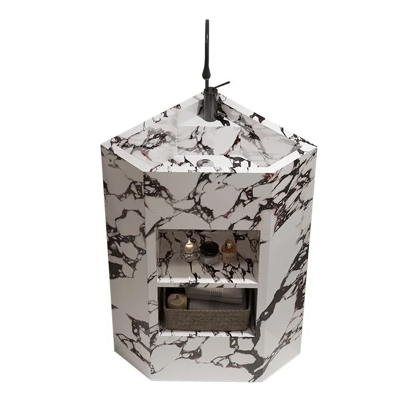 Slate column type washbasin Small apartment bathroom Triangular column basin Integrated mini floor washbasin Balcony
Slate column type washbasin Small apartment bathroom Triangular column basin Integrated mini floor washbasin Balcony