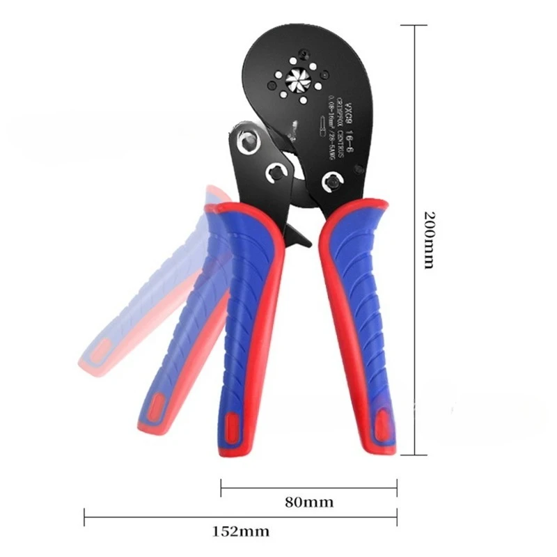 VXC9 16-6 Ferrule Crimping Tool 0.08-16mm² Tubular Terminals Crimper Mini Pliers For Terminals Electrical Clamps
VXC9 16-6 Ferrule Crimping Tool 0.08-16mm² Tubular Terminals Crimper Mini Pliers For Terminals Electrical Clamps