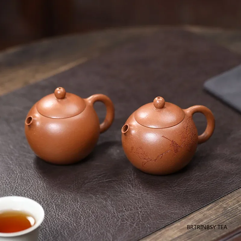 Chinese Yixing Purple Clay Teapot Handmade Xishi Tea Pot Tradition Beauty Kettle Household Zisha Tea Set Accessories 130ml
Chinese Yixing Purple Clay Teapot Handmade Xishi Tea Pot Tradition Beauty Kettle Household Zisha Tea Set Accessories 130ml