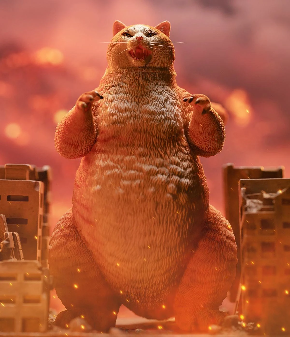 Фигурка животного HiPlay JXK Orange Black Meowzilla, ручная роспись, реалистичная, как живая, серия Base Expertly
Фигурка животного HiPlay JXK Orange Black Meowzilla, ручная роспись, реалистичная, как живая, серия Base Expertly
