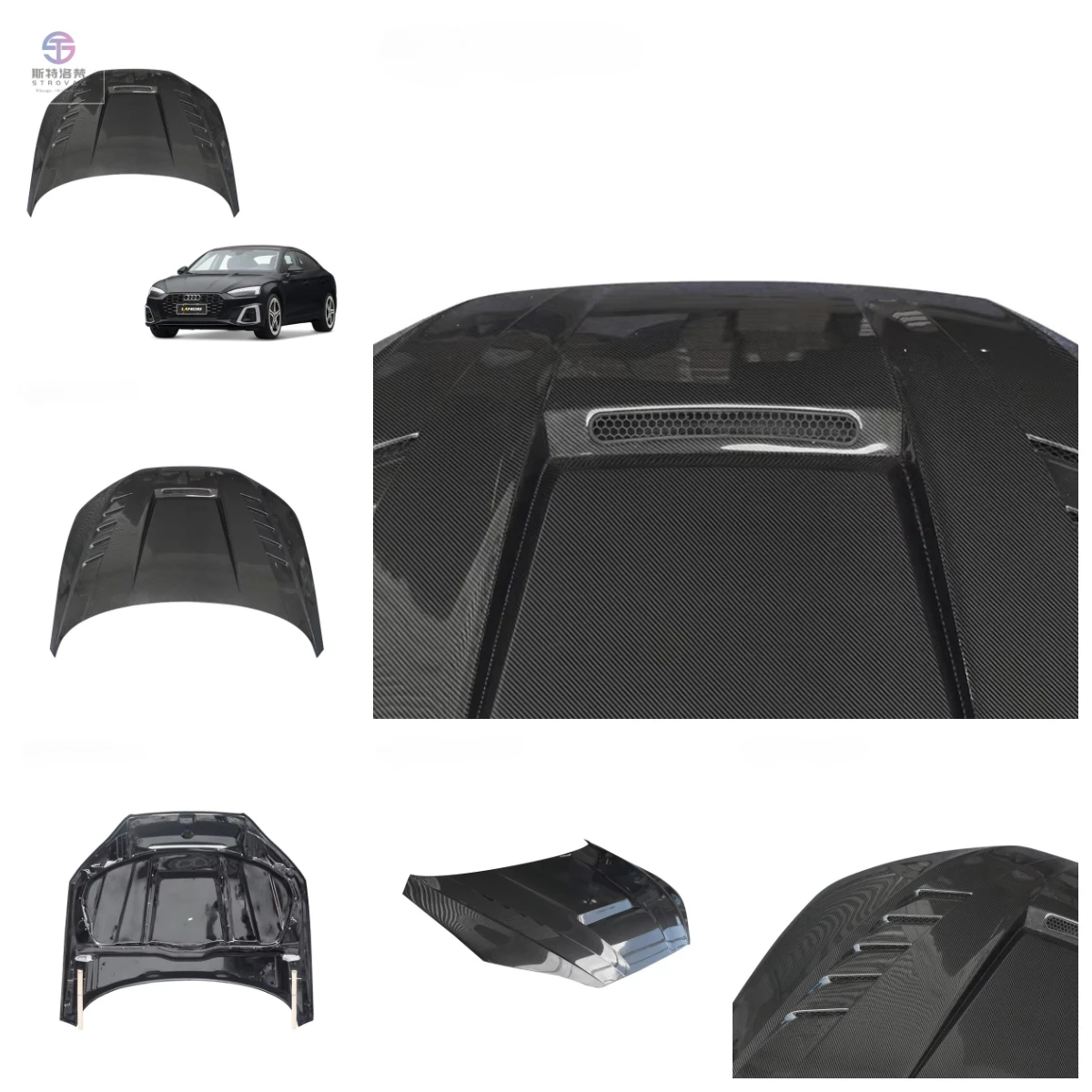 Cc Car Exterior Body Tuning Parts A5 S5 RS5 Sedan Engine Cover Hood Carbon Fiber Front Bonnet for A5 B9 Engine Hood
Cc Car Exterior Body Tuning Parts A5 S5 RS5 Sedan Engine Cover Hood Carbon Fiber Front Bonnet for A5 B9 Engine Hood
