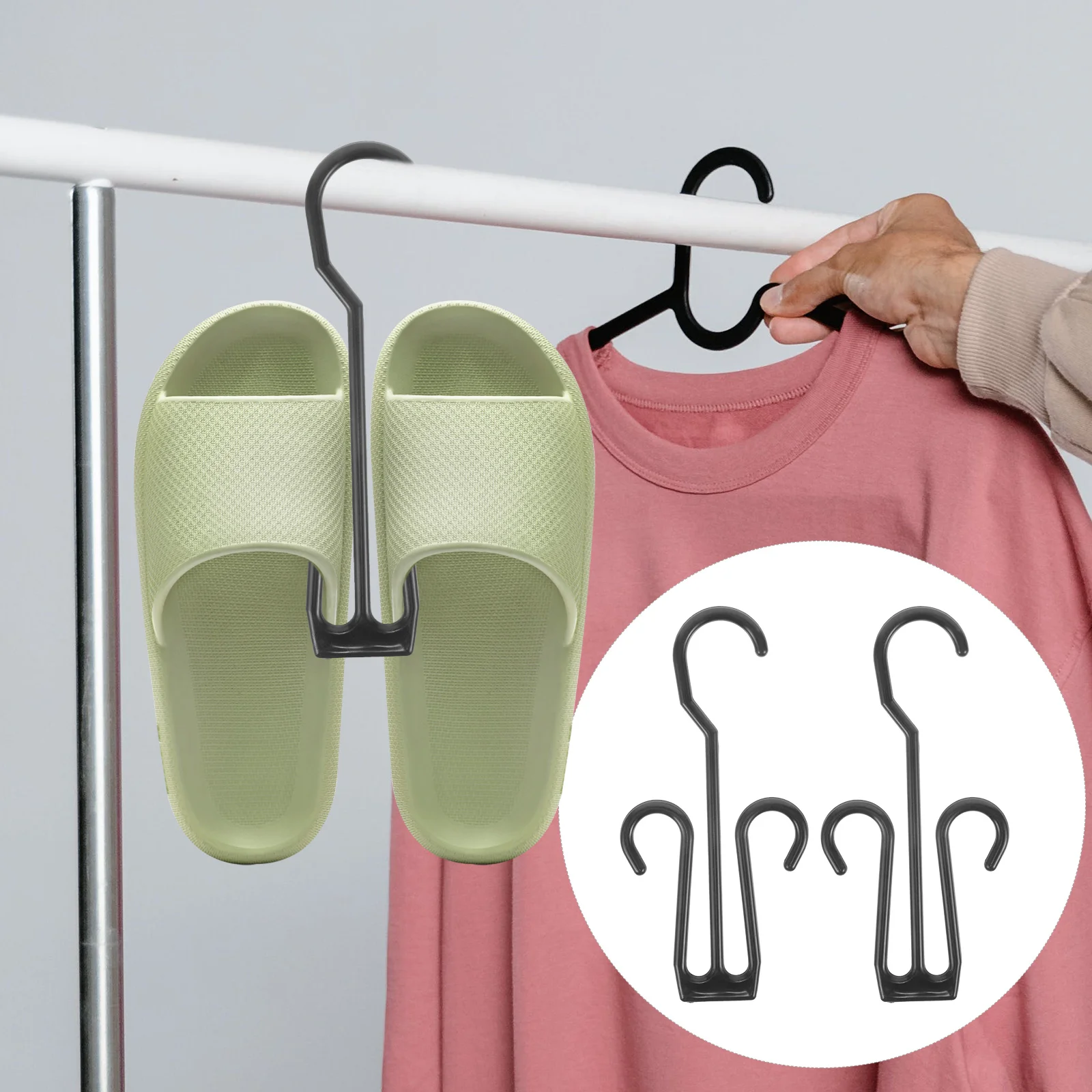 20 Pcs Shoe Racks Household Hangers Shoes Organizer Slipper Drying Hanging Hooks Wall Mounted Clothes
20 Pcs Shoe Racks Household Hangers Shoes Organizer Slipper Drying Hanging Hooks Wall Mounted Clothes