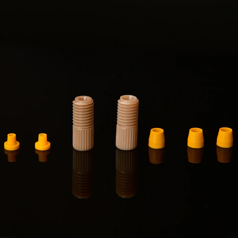 PTFE Tube Sleeve PEEK Connector 1/4-28 Thread Inverted Cone Joint Back Taper Fitting Upconing Connector
PTFE Tube Sleeve PEEK Connector 1/4-28 Thread Inverted Cone Joint Back Taper Fitting Upconing Connector