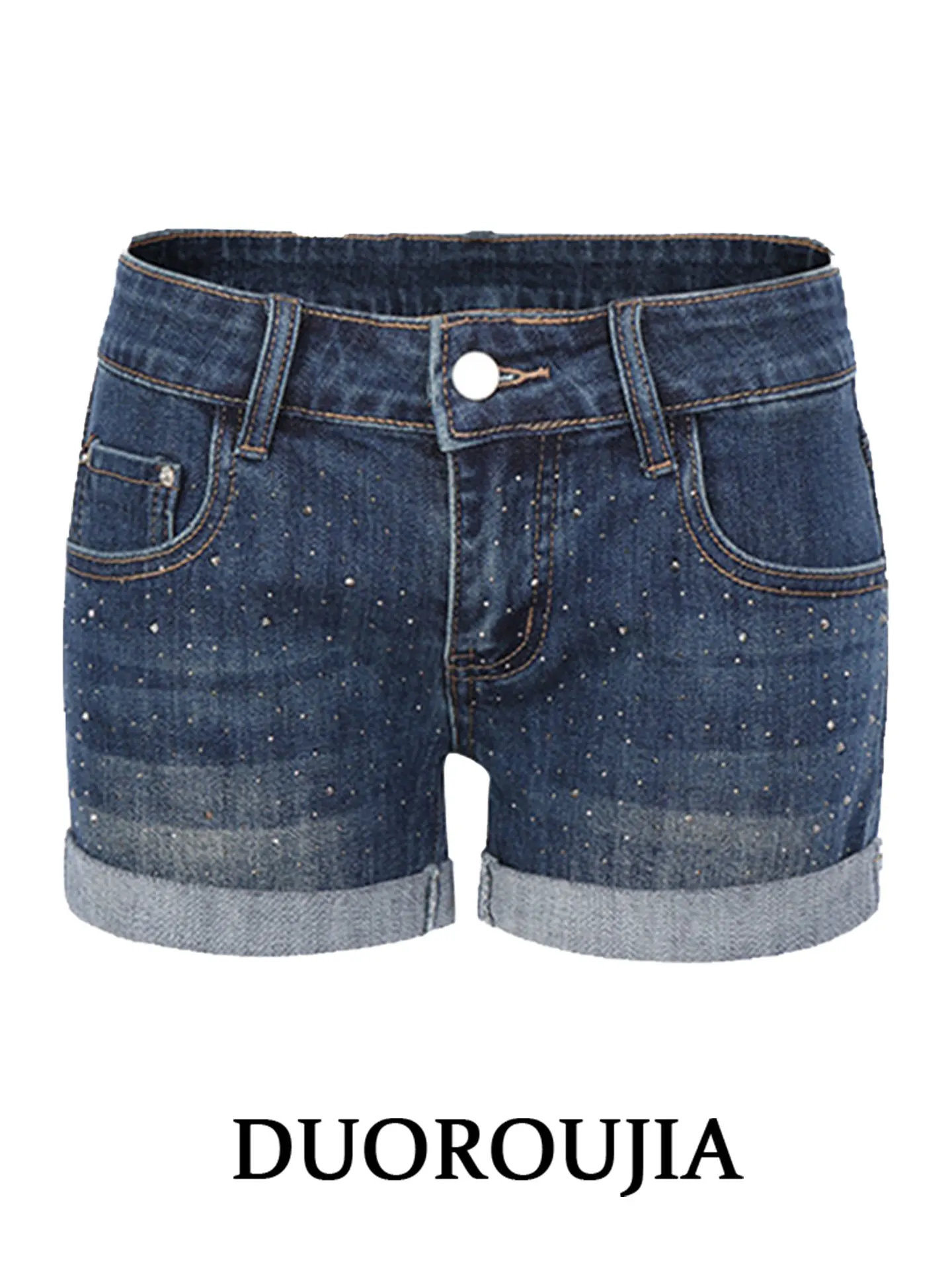 Low Waist Sexy American Style Denim Shorts Women's Slim Fit Turn up Jeans Spring Early plus Size MM Hot Pants Casual Commute
Low Waist Sexy American Style Denim Shorts Women's Slim Fit Turn up Jeans Spring Early plus Size MM Hot Pants Casual Commute