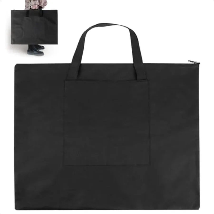 A2 Art Portfolio Case Artist Carrying Bag Drawing Sketching Board Tote Bag Art Painting Case Bag with Handles Black 65.5 x 54 c
A2 Art Portfolio Case Artist Carrying Bag Drawing Sketching Board Tote Bag Art Painting Case Bag with Handles Black 65.5 x 54 c