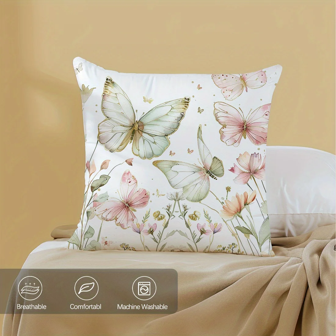 Light Colored Small Flowers Fresh Illustration Single Sided Printed Pillowcase Peach Skin Velvet 18x18 inch for Sofa Decor
Light Colored Small Flowers Fresh Illustration Single Sided Printed Pillowcase Peach Skin Velvet 18x18 inch for Sofa Decor