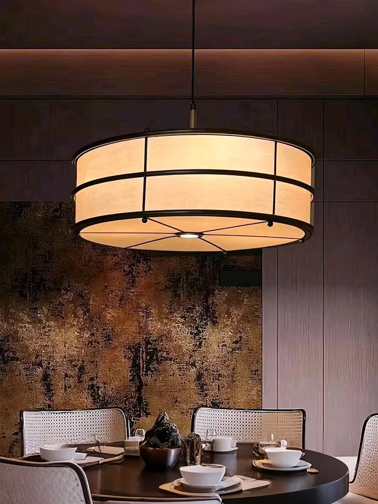 New Chinese Restaurant Circular Chandelier, Song Dynasty Aesthetic Bar And Private Room Lamp, Zen Tea Room Designer's Fabric Lig
New Chinese Restaurant Circular Chandelier, Song Dynasty Aesthetic Bar And Private Room Lamp, Zen Tea Room Designer's Fabric Lig